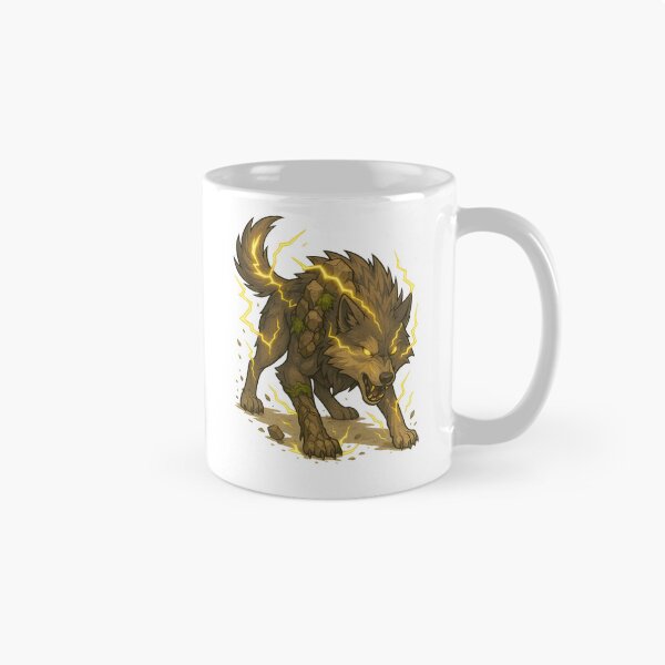 Item preview, Elemental Wolf – Lightning & Earth Fusion Beast designed and sold by ElementalBeast1.