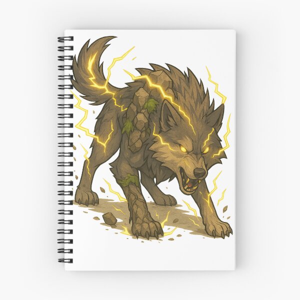 Item preview, Elemental Wolf – Lightning & Earth Fusion Beast designed and sold by ElementalBeast1.
