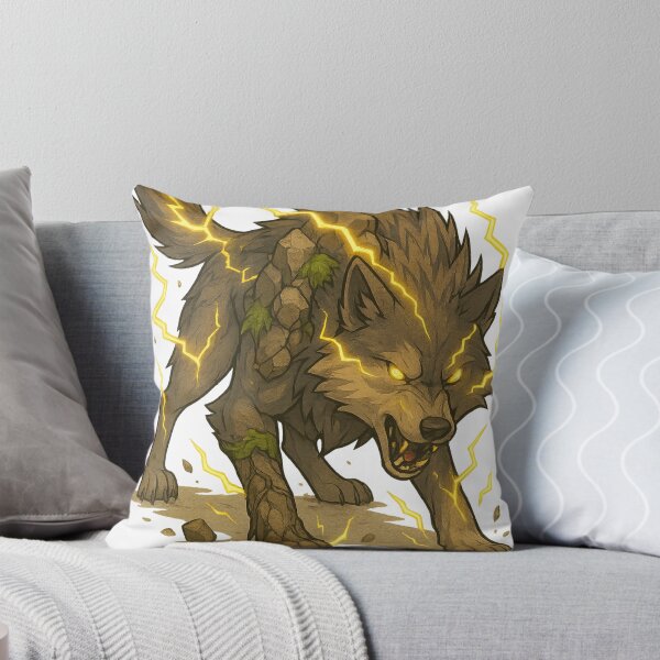 Item preview, Elemental Wolf – Lightning & Earth Fusion Beast designed and sold by ElementalBeast1.