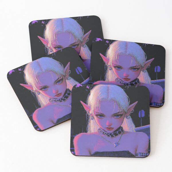 Item preview, Blonde Goth Anime Elf designed and sold by V-Fantasy.