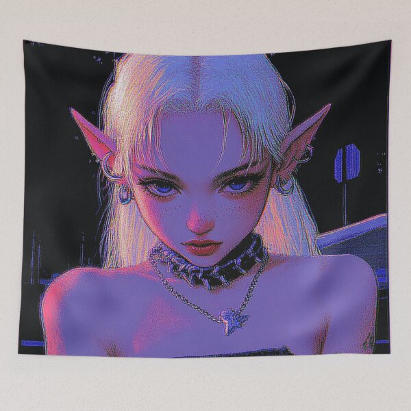 Item preview, Blonde Goth Anime Elf designed and sold by V-Fantasy.