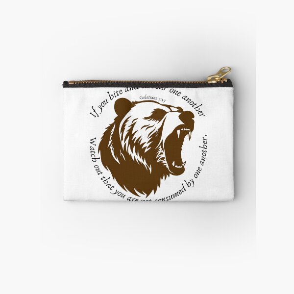 Item preview, Galatians 5:15 roaring bear designed and sold by stella literarium.