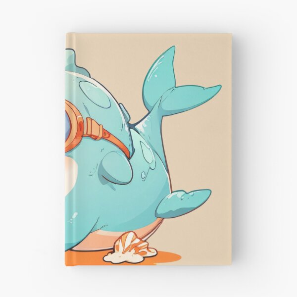 Item preview,  Cute Ocean Explorer – Kawaii Dolphin with Goggles and Seashells designed and sold by KiraChie.