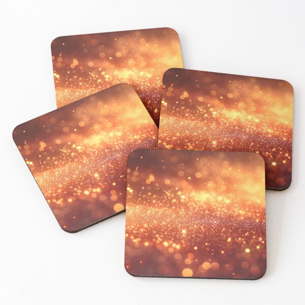 Item preview, Golden Sparkle Bokeh Background – Shimmering Glitter Light Effect designed and sold by StudioDina.