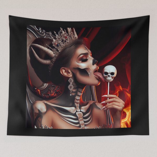 Item preview, Gothic Queen Skull Lollipop Throne designed and sold by Voodoo Store Paranormal Collections.