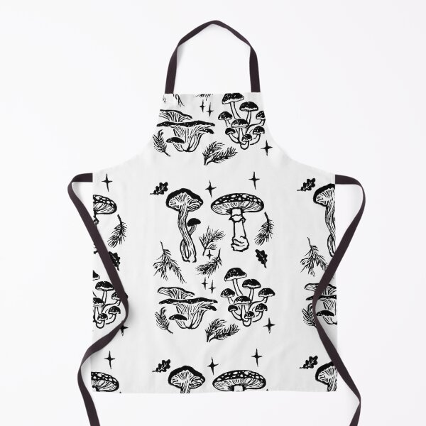 Item preview, Mushrooms Linoprint designed and sold by Threeleaves.