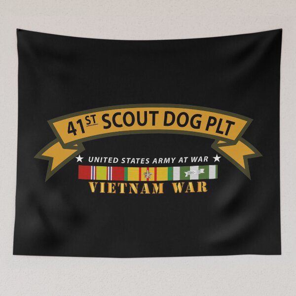 Item preview, Army - 41st  Scout Dog Platoon wo Txt  w VN SVC designed and sold by Military Insignia Products.