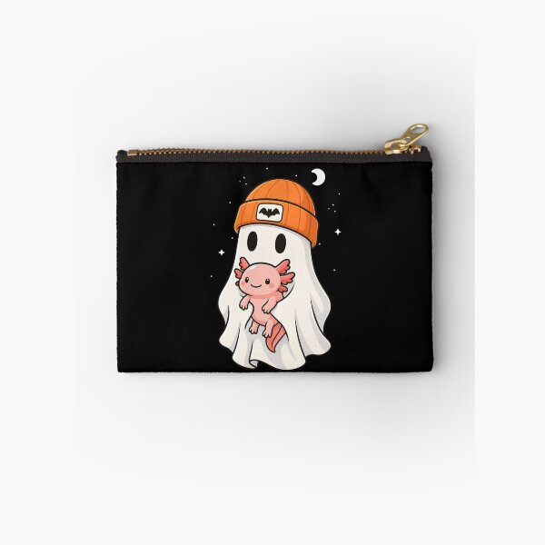 Item preview, Ghost Axolotl Animal Lover Halloween Beenie Hat Boys Girls designed and sold by rafaeltto.