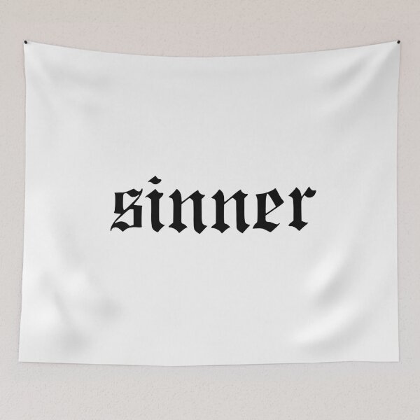 Item preview, The Last Dinner Party Sinner text designed and sold by incloudines.