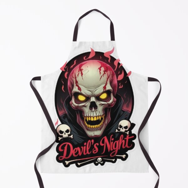 Item preview, Devil’s Night Zombie Skull Sticker – Glowing Eyes, Razor Teeth designed and sold by SkullSpookadi.