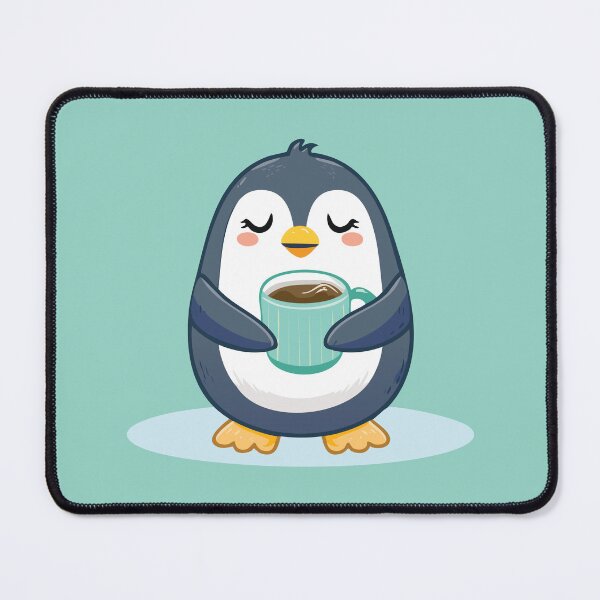 Item preview, Cozy Penguin with Coffee | Cute Warm Drink Animal | Happy Beverage Lover designed and sold by KAYJAY DESIGNS.