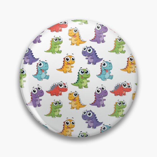 Item preview, Cartoon Funny Dinosaurs Seamless Pattern designed and sold by SammerDesign.