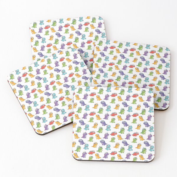 Item preview, Cartoon Funny Dinosaurs Seamless Pattern designed and sold by SammerDesign.