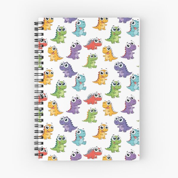 Item preview, Cartoon Funny Dinosaurs Seamless Pattern designed and sold by SammerDesign.
