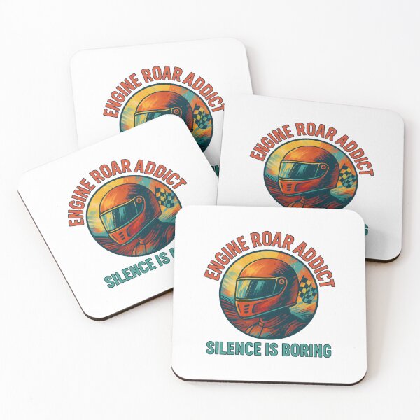Item preview, Engine Roar Addict - Silence is Boring - Motorsport designed and sold by inkNext.
