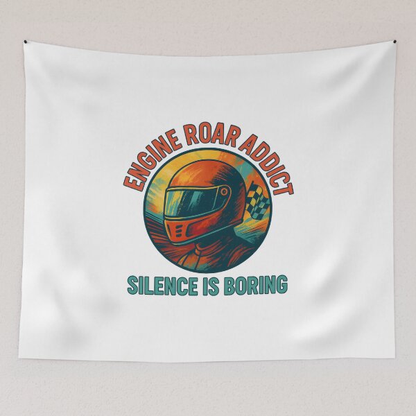 Item preview, Engine Roar Addict - Silence is Boring - Motorsport designed and sold by inkNext.