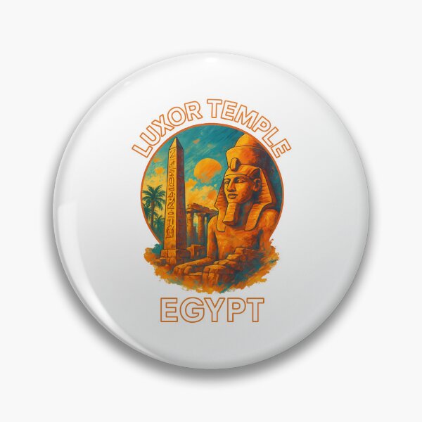 Item preview, Luxor Temple Egypt Travel Art – Ancient Egyptian Landmark designed and sold by inkNext.