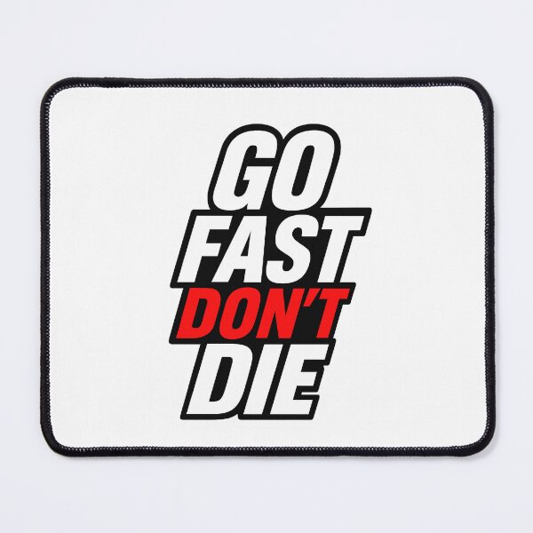 Item preview, Go fast don't die - Digital Art - Sticker designed and sold by enzoade.