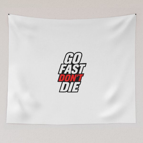 Item preview, Go fast don't die - Digital Art - Sticker designed and sold by enzoade.