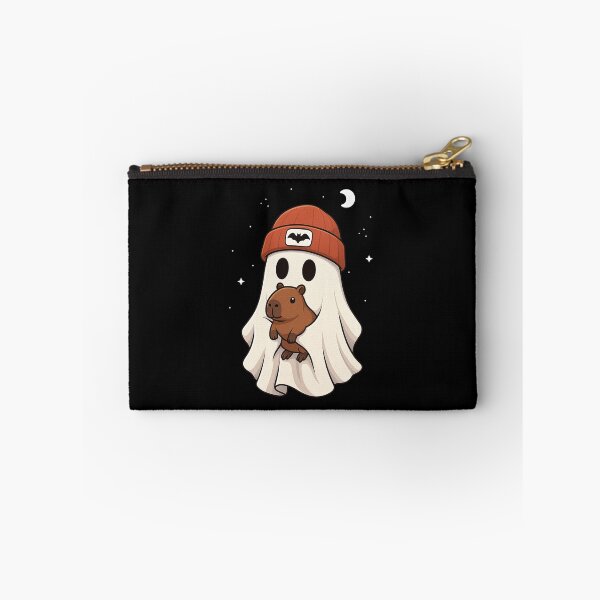 Item preview, Ghost Capybara Animal Lover Halloween Beenie Hat Boys Girls designed and sold by rafaeltto.