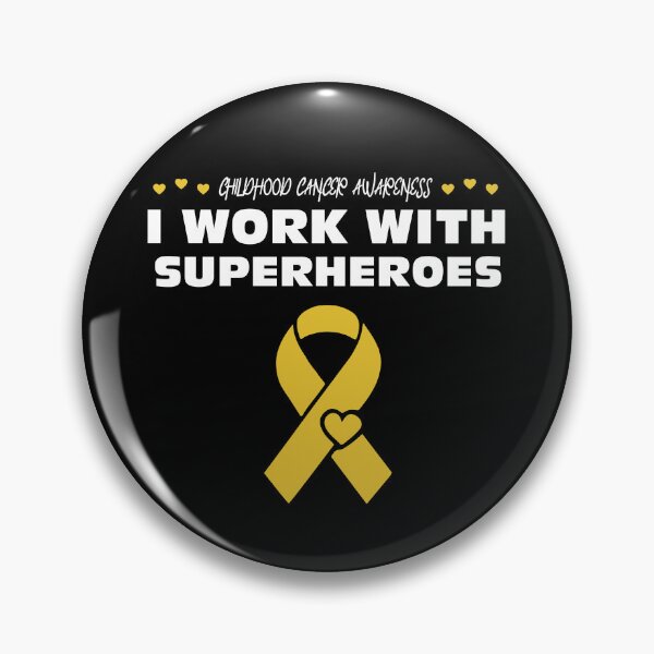 Item preview, Working with Superheroes - Childhood Cancer Awareness designed and sold by fawzimorsy.