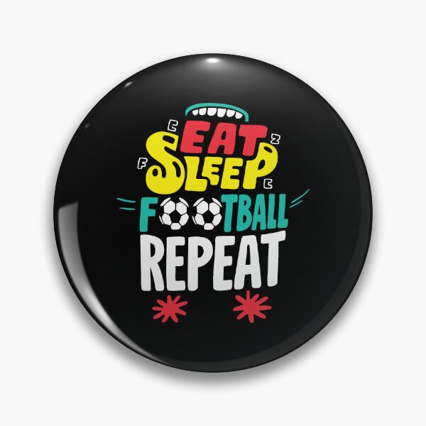 Item preview, Eat. Sleep. Football. Repeat. designed and sold by Strip Tees.