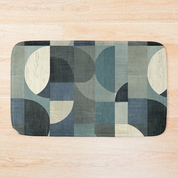 Item preview, Nordic Geometry with Soft Blue Wooden Elements designed and sold by Piotrek0001.