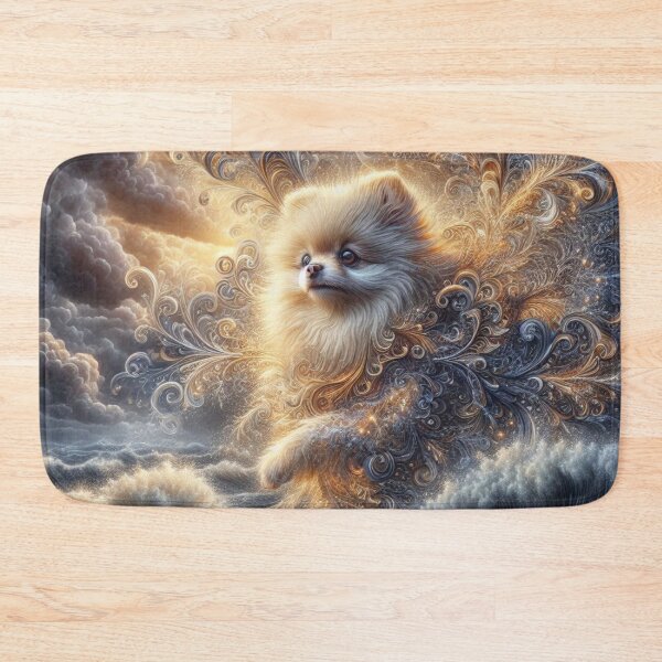 Item preview, Golden Swirlsand Stormy Seas designed and sold by Wags & Tails.