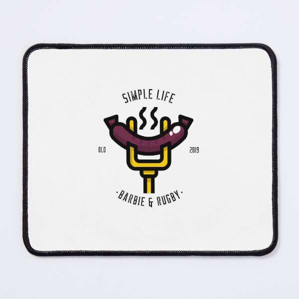 Item preview, Simple Life - Rugby & Barbie designed and sold by Snagged Again.