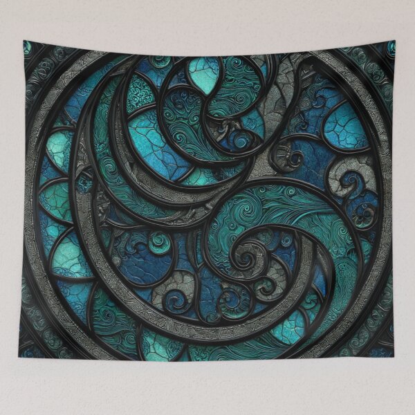 Item preview, New Zealand Māori Paua Pattern Koru Design 453 designed and sold by GrinGalore.