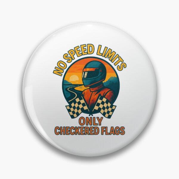 Item preview, No Speed Limits - Only Checkered Flags - Motorsport designed and sold by inkNext.