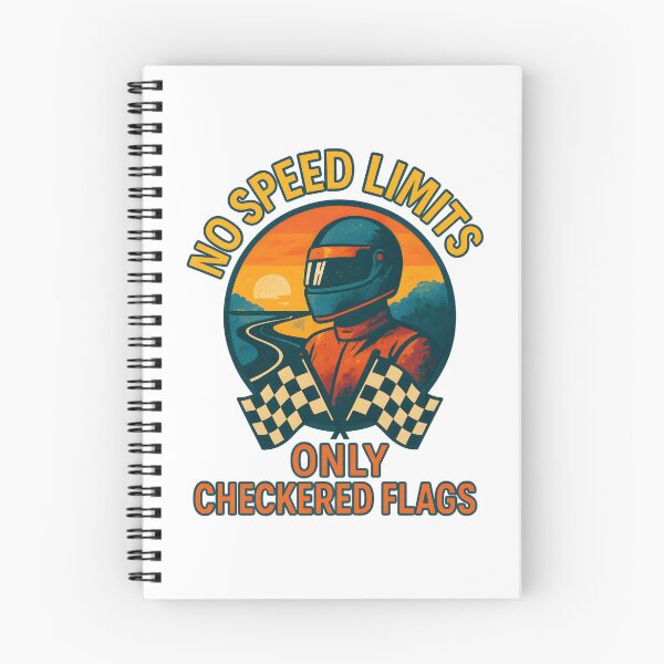 Item preview, No Speed Limits - Only Checkered Flags - Motorsport designed and sold by inkNext.