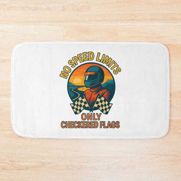 Item preview, No Speed Limits - Only Checkered Flags - Motorsport designed and sold by inkNext.
