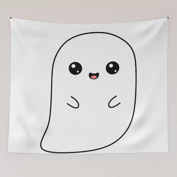 Item preview, kawaii ghost designed and sold by sweetb3rry.