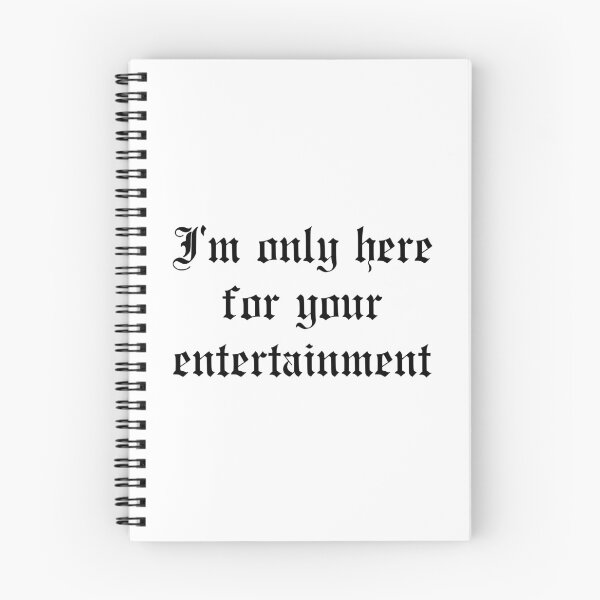 Item preview, The Last Dinner Party I'm only here for your entertainment - black text designed and sold by incloudines.