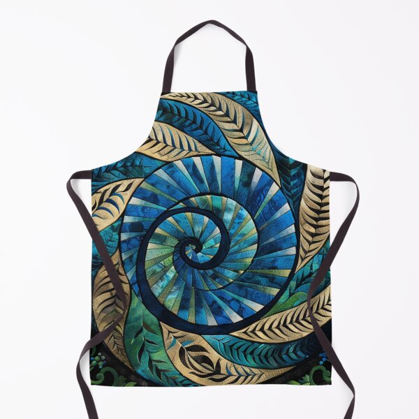 Item preview, New Zealand Māori Paua Pattern Koru Design 454 designed and sold by GrinGalore.
