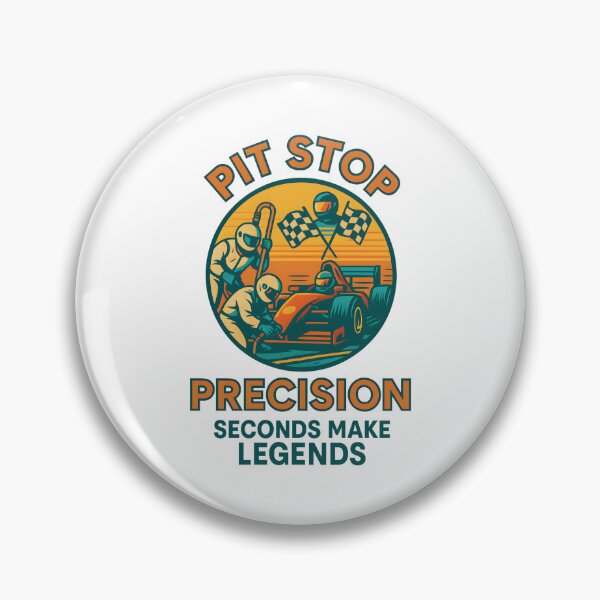 Item preview, Pit Stop Precision - Seconds Make Legends - Motorsport designed and sold by inkNext.