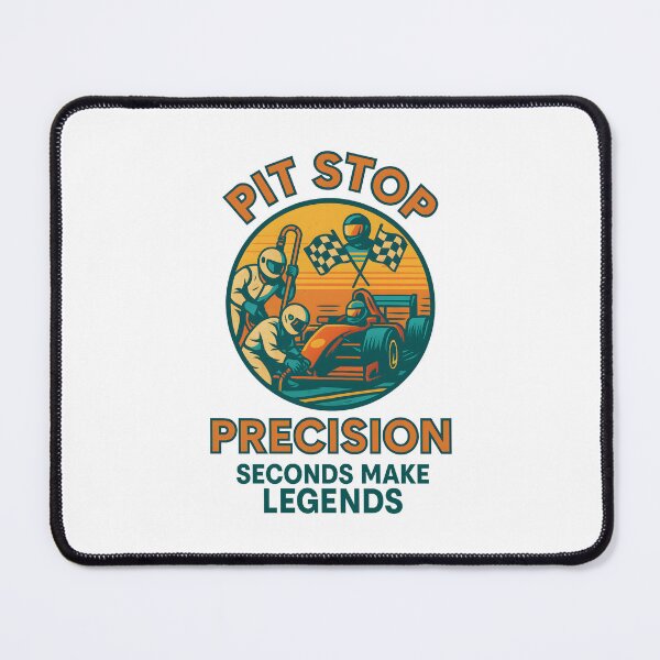 Item preview, Pit Stop Precision - Seconds Make Legends - Motorsport designed and sold by inkNext.