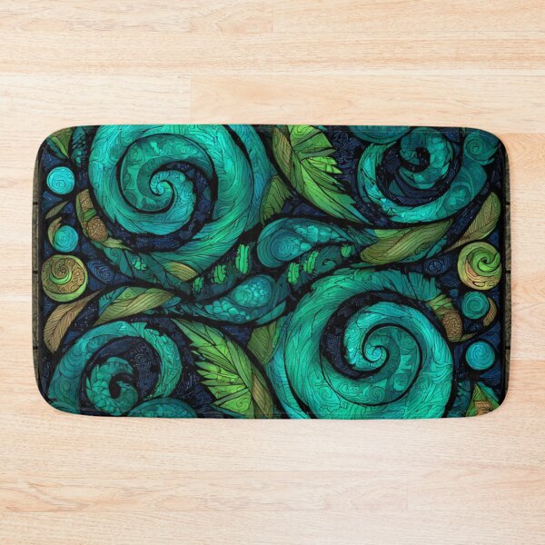 Item preview, New Zealand Māori Paua Pattern Koru Design 455 designed and sold by GrinGalore.