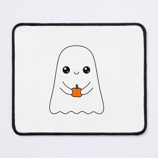 Item preview, kawaii ghost with pumpkin designed and sold by sweetb3rry.