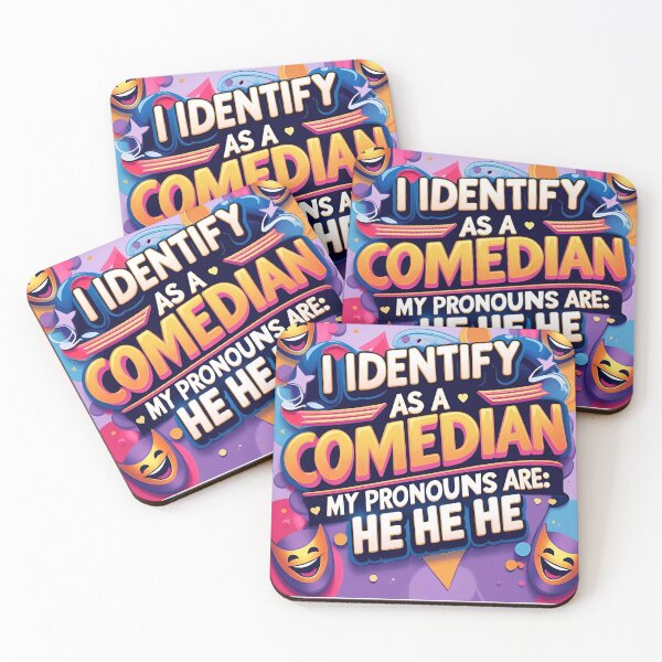 Item preview, I identify as comedian designed and sold by whatthefoxsays.