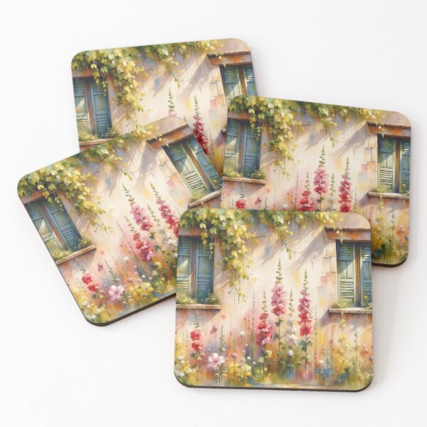 Item preview, Hollyhocks designed and sold by M-Y-A-R-T-.