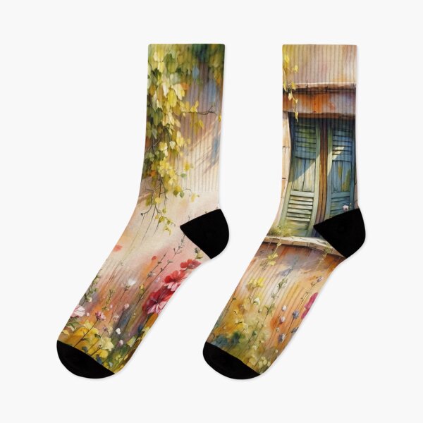 Item preview, Hollyhocks designed and sold by M-Y-A-R-T-.