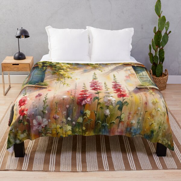Item preview, Hollyhocks designed and sold by M-Y-A-R-T-.