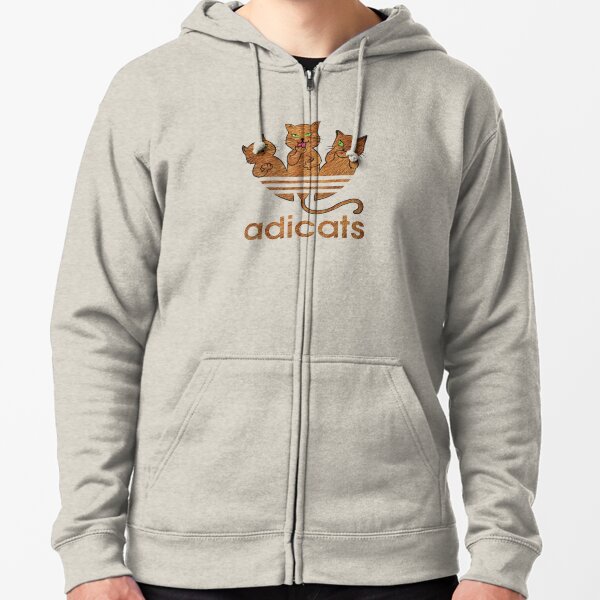 furry adidas hoodie