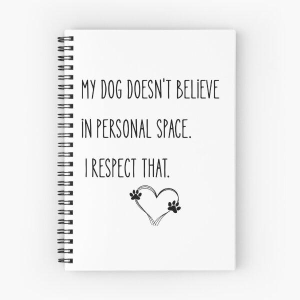 Item preview, Sin espacio personal – Cita humorística sobre perros designed and sold by Cedex.