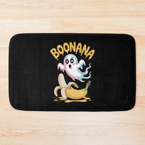 Item preview, BOONANA Funny Ghost and Banana Halloween Pun  designed and sold by w1ckerman.
