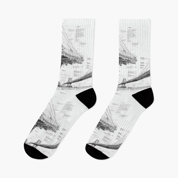 Item preview, Architectural Sketch of a Suspension Bridge Pattern designed and sold by Hunzaly.