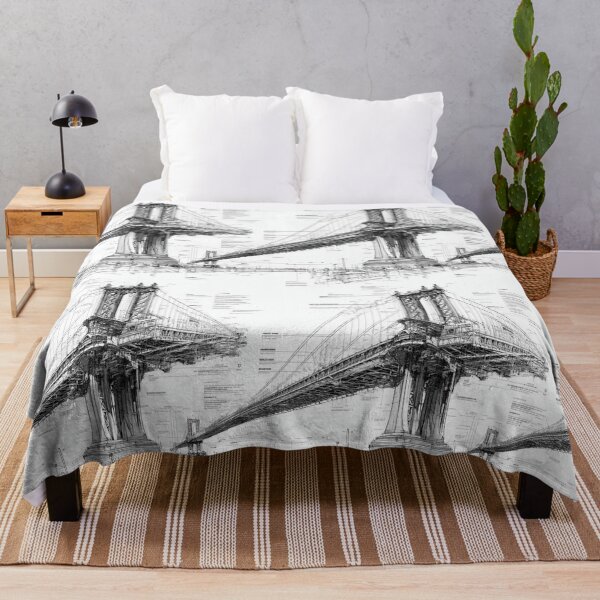 Item preview, Architectural Sketch of a Suspension Bridge Pattern designed and sold by Hunzaly.