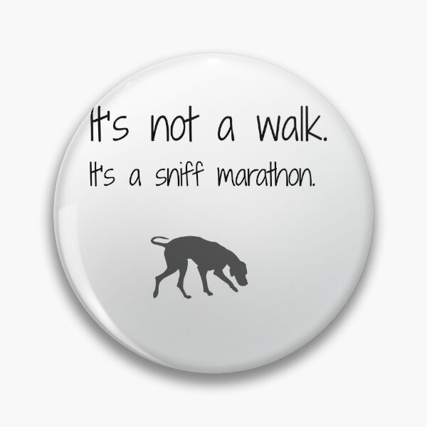 Artikelvorschau, Schnüffelmarathon – Lustiges Zitat zum Gassigehen mit dem Hund entworfen und verkauft von Cedex.